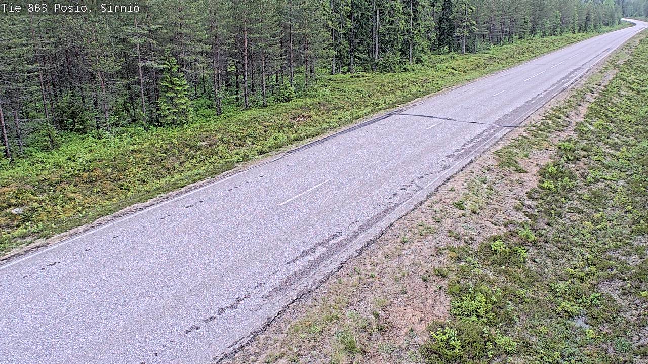 Kelikamerat Kuva Tie 863 Posio, Sirniö, Posio, Lappi