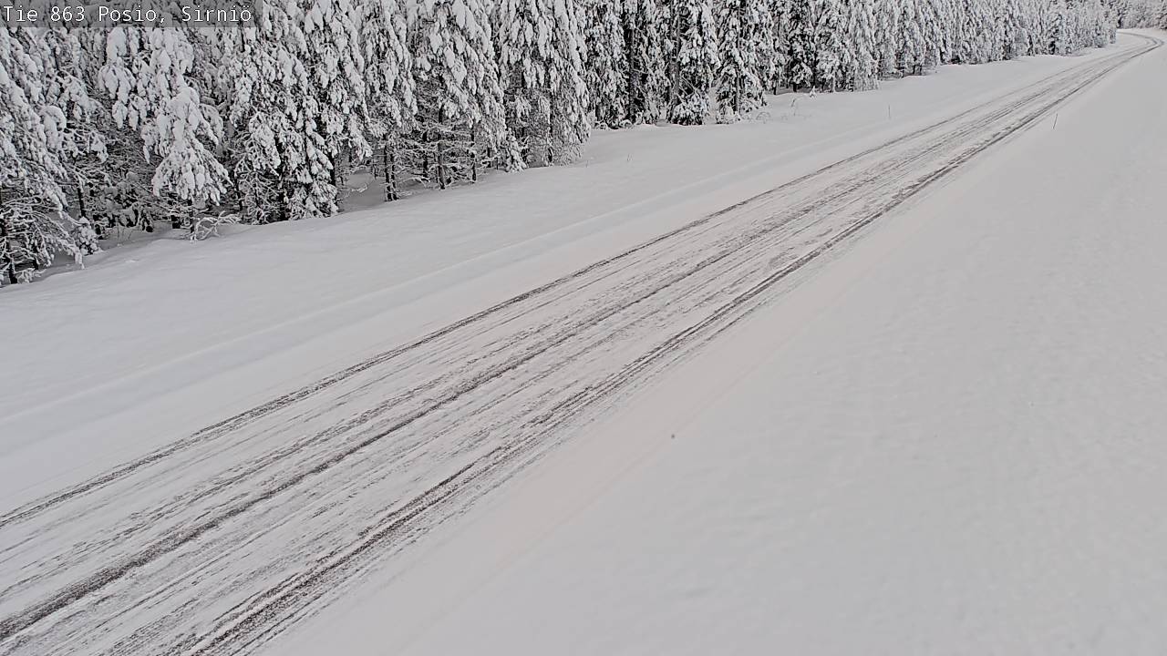 Kelikamerat Kuva Tie 863 Posio, Sirniö, Posio, Lappi