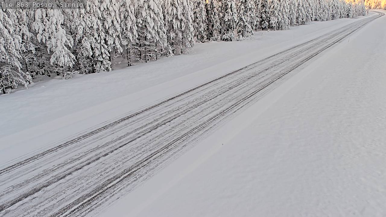 Weather Camera Image Road 863 Posio, Sirniö, Posio, Lappi