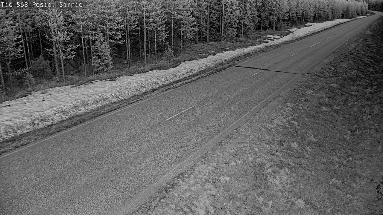 Weather Camera Image Road 863 Posio, Sirniö, Posio, Lappi
