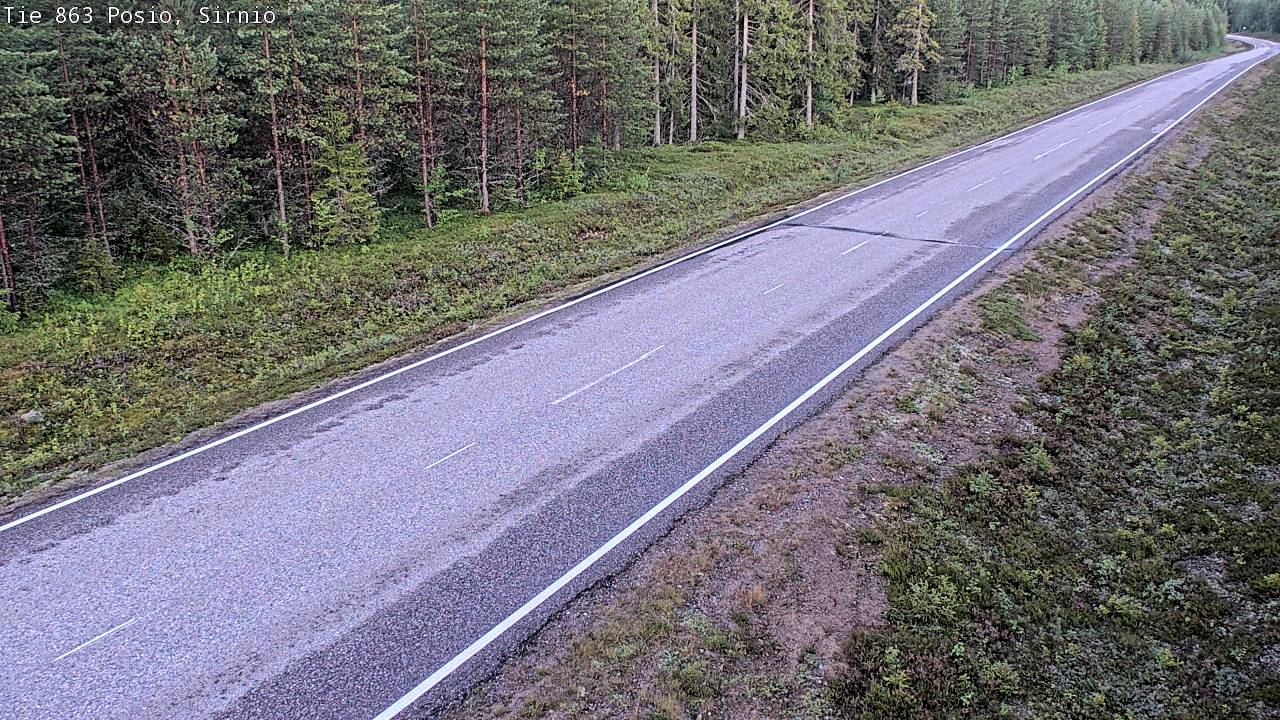 Kelikamerat Kuva Tie 863 Posio, Sirniö, Posio, Lappi