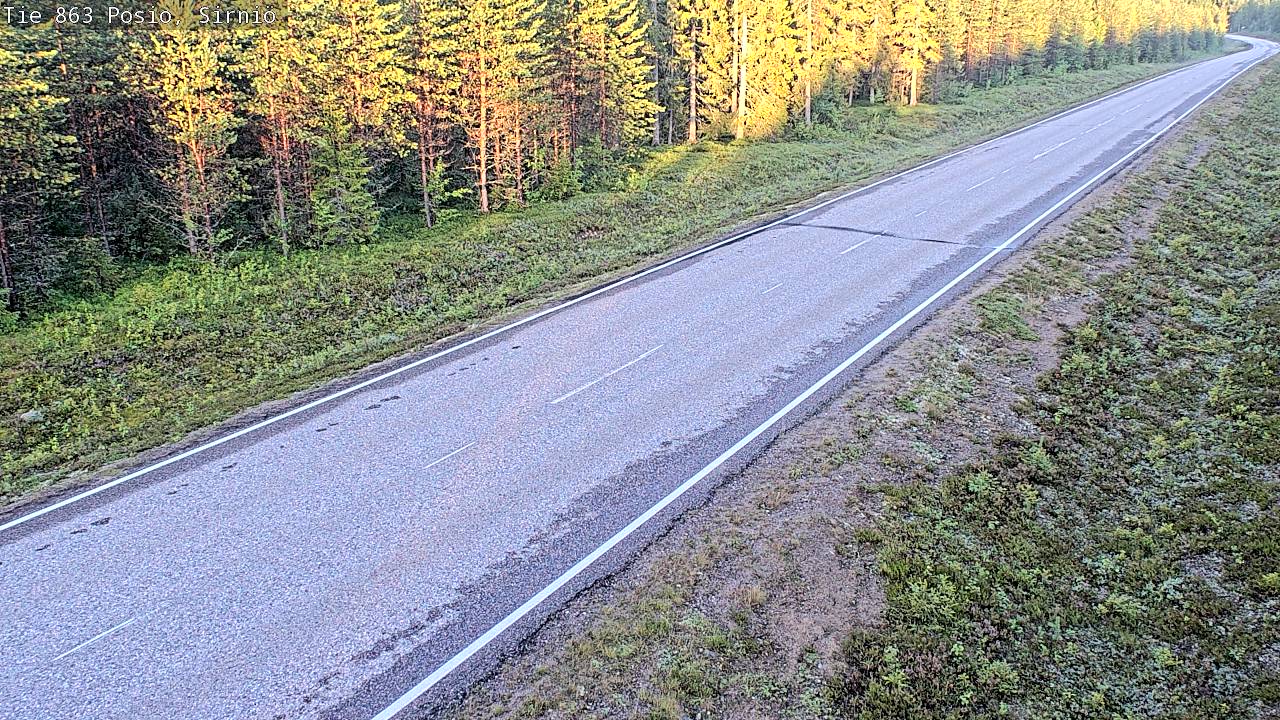 Kelikamerat Kuva Tie 863 Posio, Sirniö, Posio, Lappi