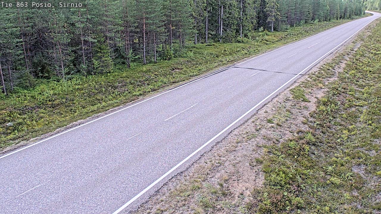 Kelikamerat Kuva Tie 863 Posio, Sirniö, Posio, Lappi