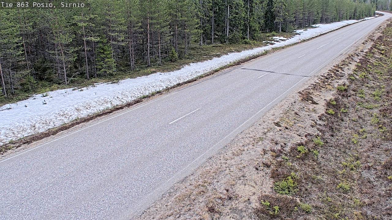 Weather Camera Image Road 863 Posio, Sirniö, Posio, Lappi