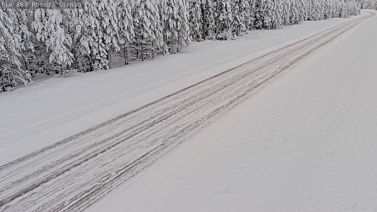 Kelikamerat Kuva Tie 863 Posio, Sirniö, Posio, Lappi
