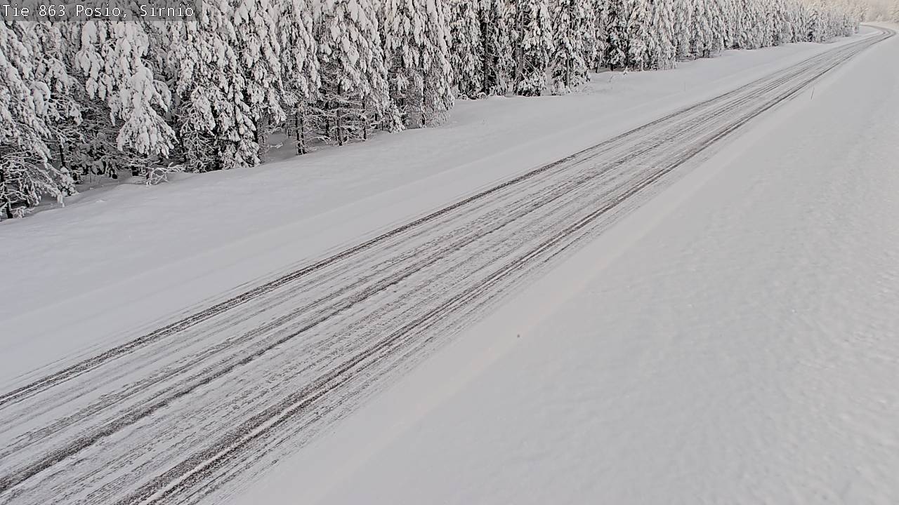 Kelikamerat Kuva Tie 863 Posio, Sirniö, Posio, Lappi