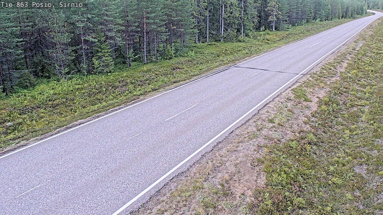 Kelikamerat Kuva Tie 863 Posio, Sirniö, Posio, Lappi