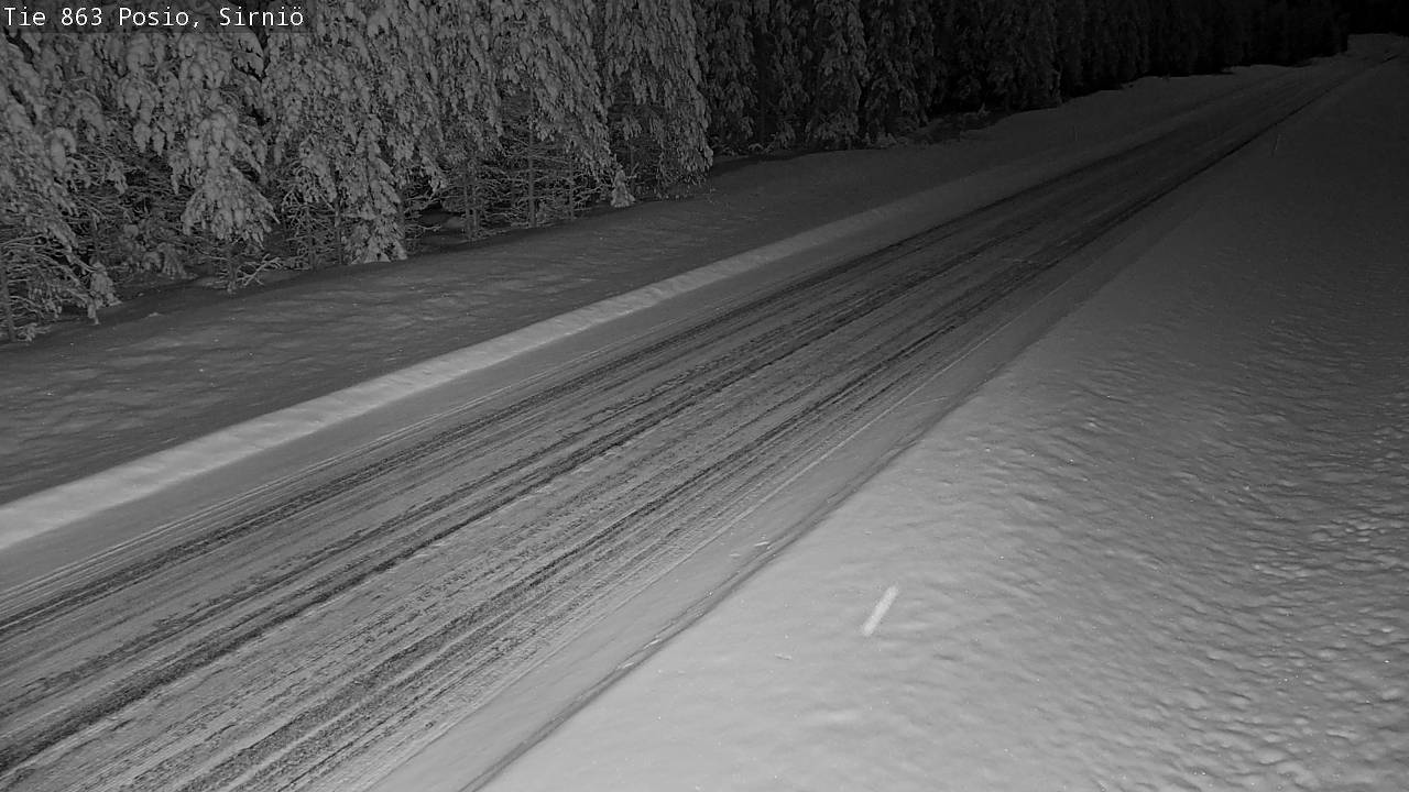 Kelikamerat Kuva Tie 863 Posio, Sirniö, Posio, Lappi