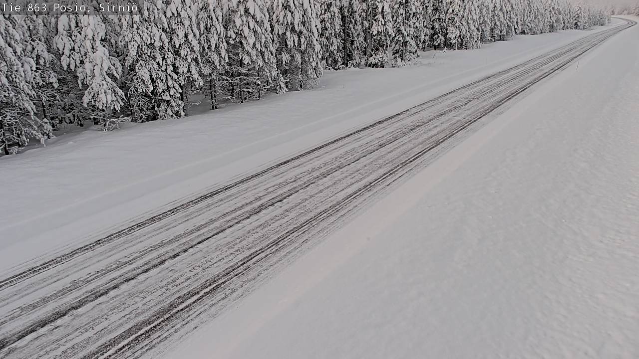 Kelikamerat Kuva Tie 863 Posio, Sirniö, Posio, Lappi