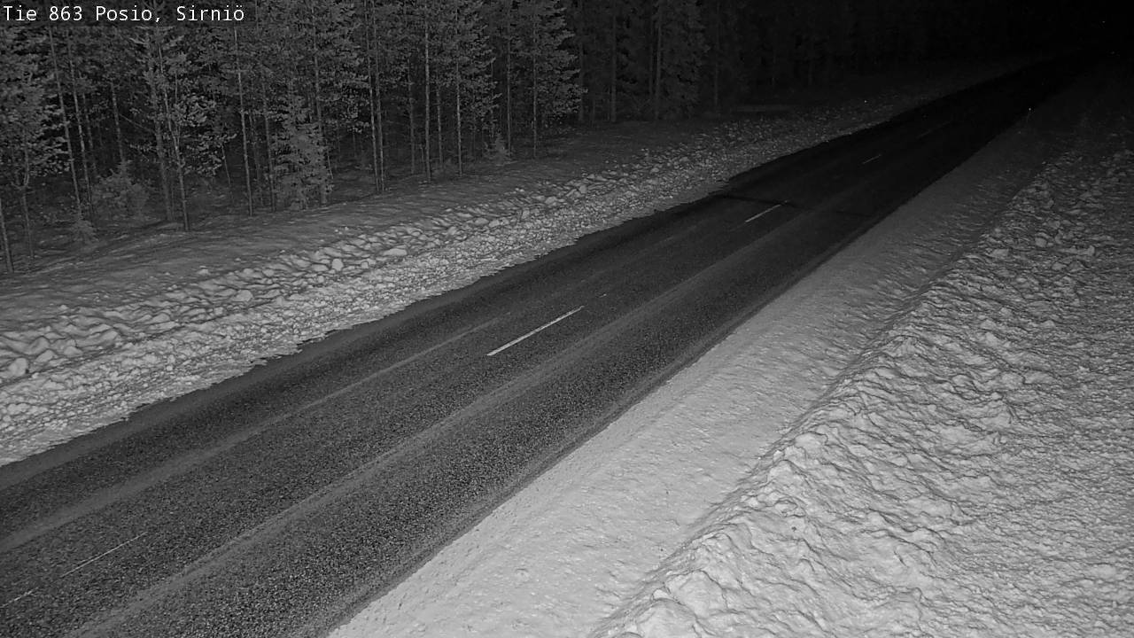 Kelikamerat Kuva Tie 863 Posio, Sirniö, Posio, Lappi