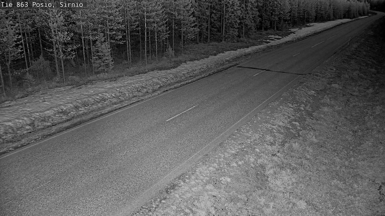 Weather Camera Image Road 863 Posio, Sirniö, Posio, Lappi