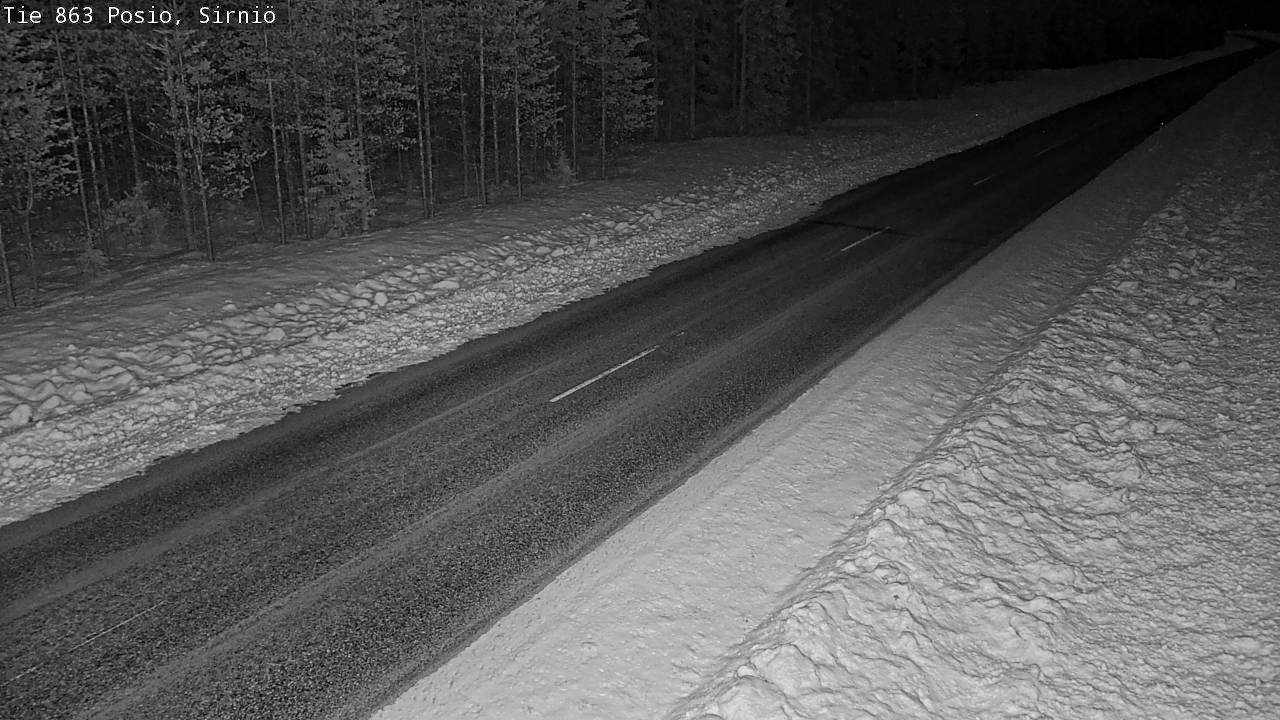 Kelikamerat Kuva Tie 863 Posio, Sirniö, Posio, Lappi