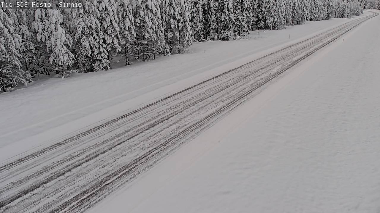 Kelikamerat Kuva Tie 863 Posio, Sirniö, Posio, Lappi