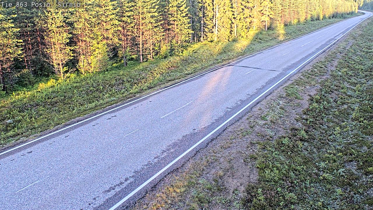 Kelikamerat Kuva Tie 863 Posio, Sirniö, Posio, Lappi