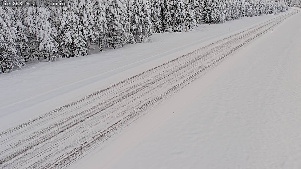 Kelikamerat Kuva Tie 863 Posio, Sirniö, Posio, Lappi