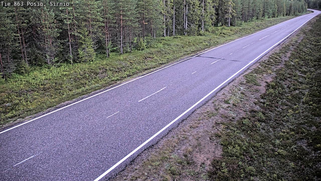 Kelikamerat Kuva Tie 863 Posio, Sirniö, Posio, Lappi