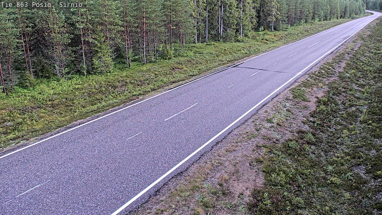 Kelikamerat Kuva Tie 863 Posio, Sirniö, Posio, Lappi