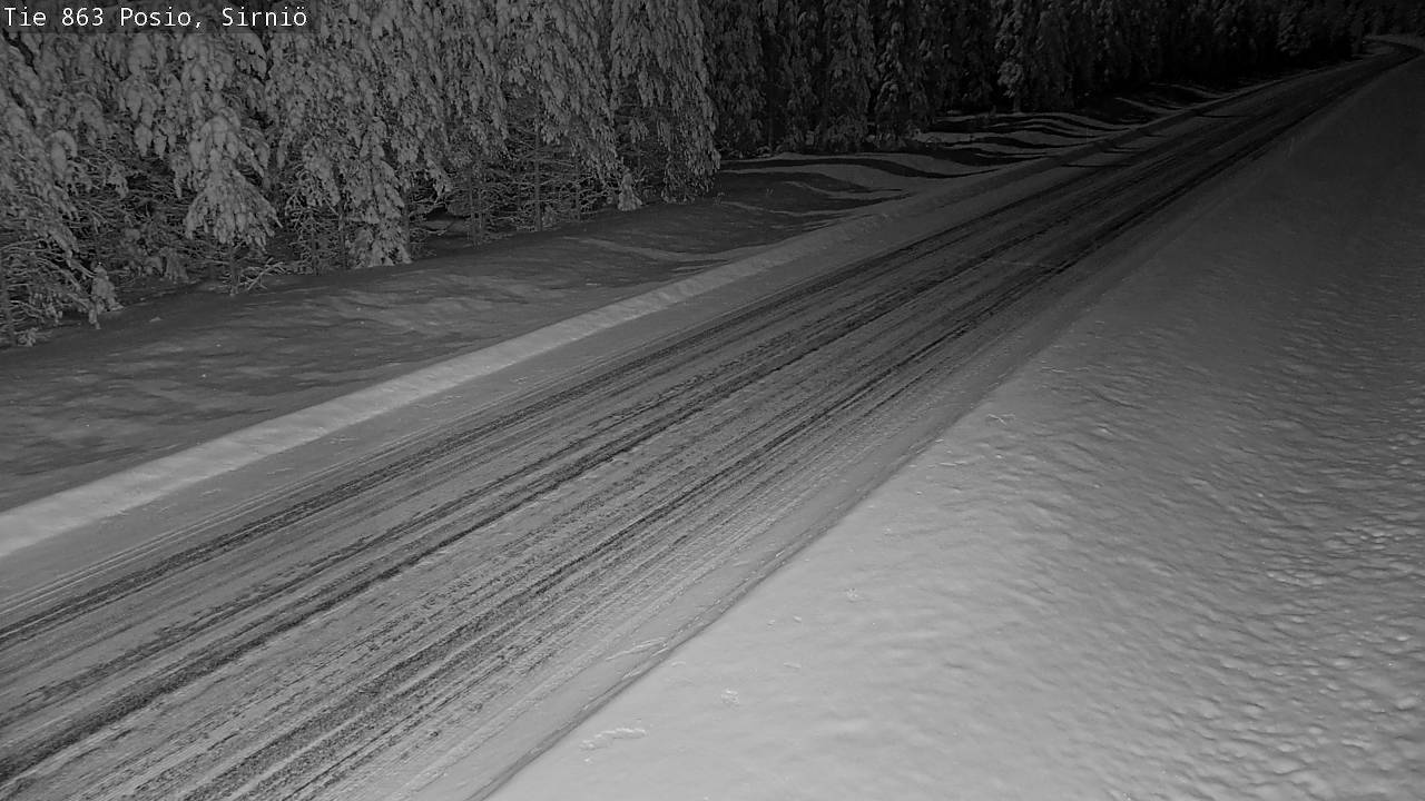 Weather Camera Image Road 863 Posio, Sirniö, Posio, Lappi
