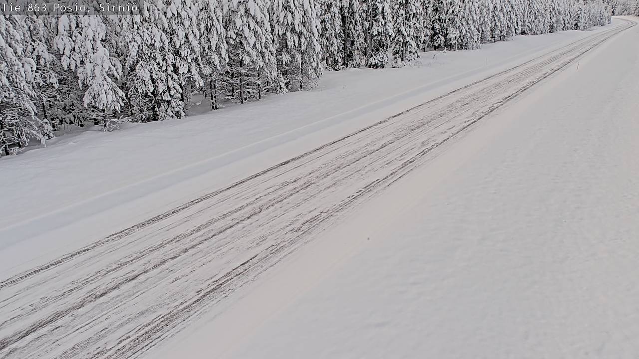 Kelikamerat Kuva Tie 863 Posio, Sirniö, Posio, Lappi