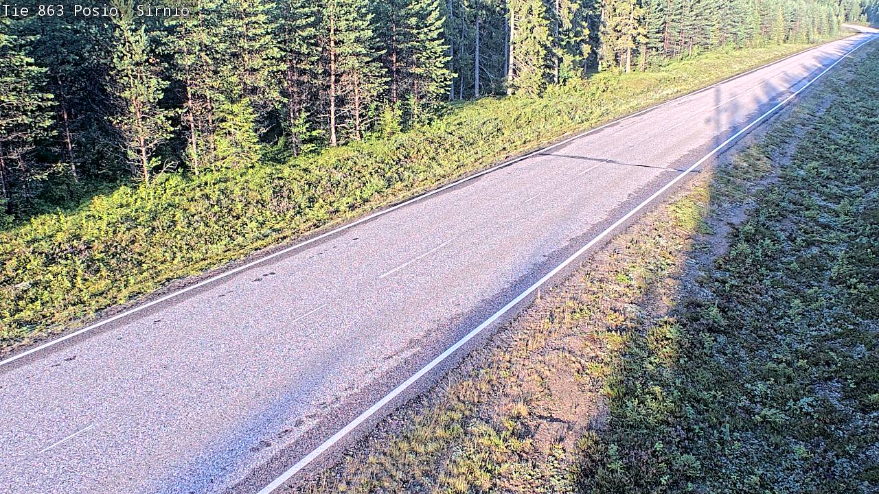 Kelikamerat Kuva Tie 863 Posio, Sirniö, Posio, Lappi