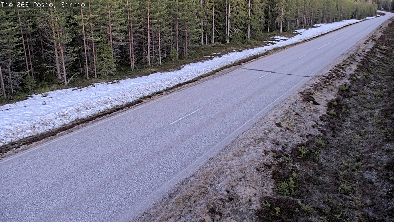 Weather Camera Image Road 863 Posio, Sirniö, Posio, Lappi