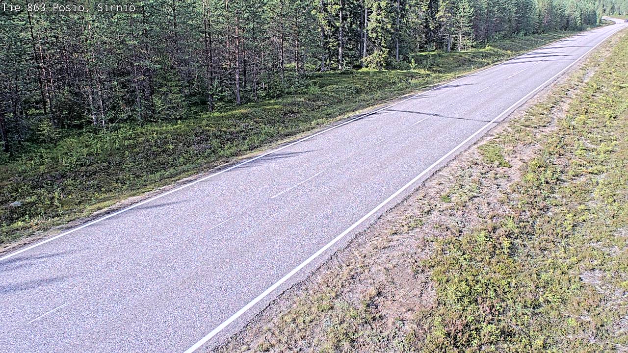 Kelikamerat Kuva Tie 863 Posio, Sirniö, Posio, Lappi