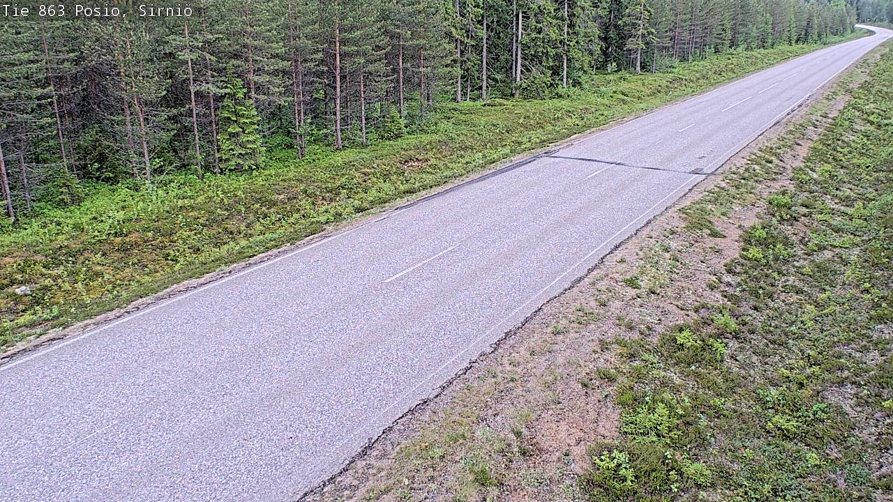 Kelikamerat Kuva Tie 863 Posio, Sirniö, Posio, Lappi