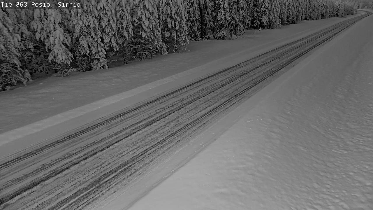 Kelikamerat Kuva Tie 863 Posio, Sirniö, Posio, Lappi