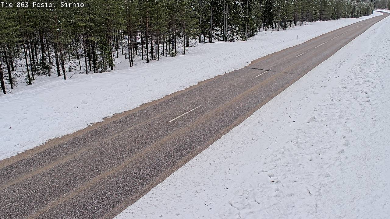 Kelikamerat Kuva Tie 863 Posio, Sirniö, Posio, Lappi