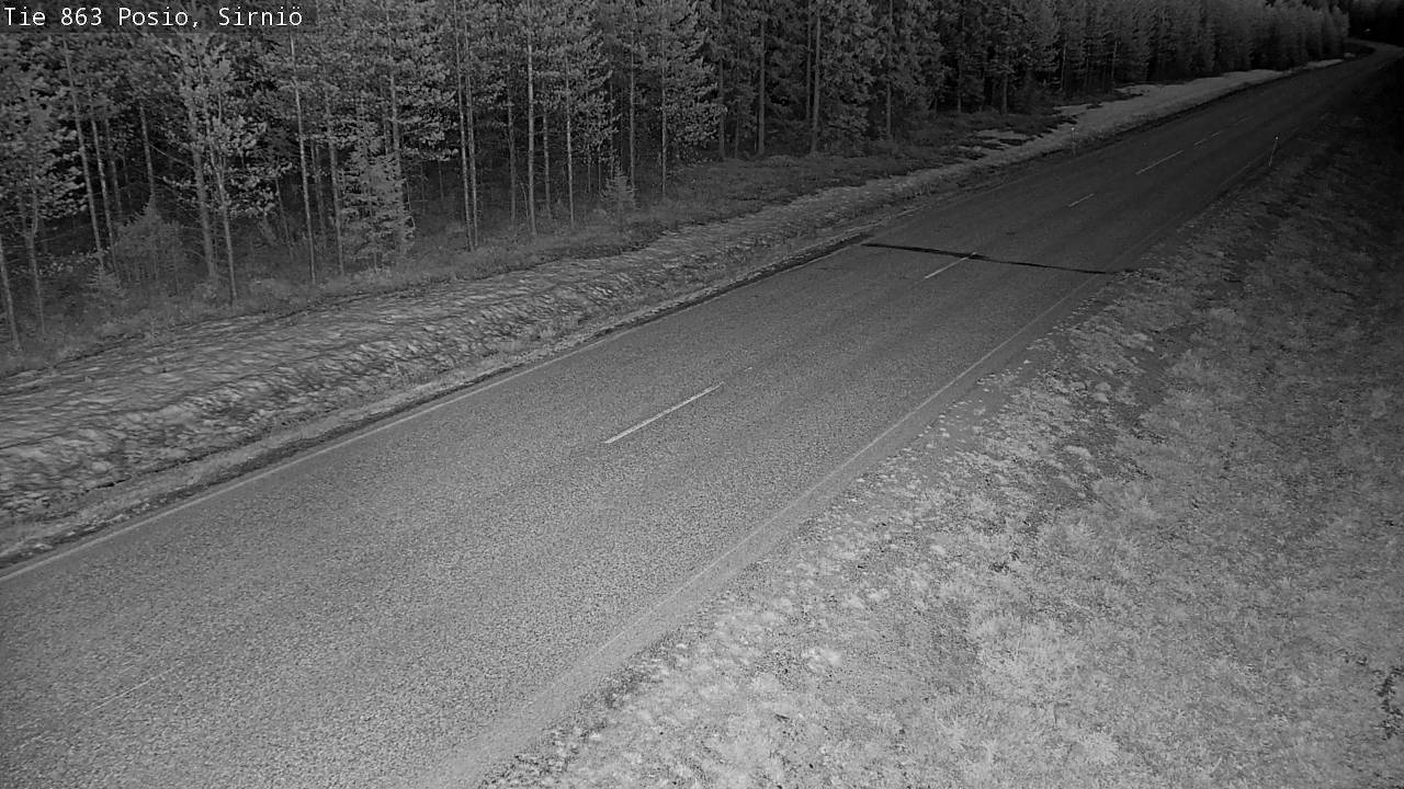 Weather Camera Image Road 863 Posio, Sirniö, Posio, Lappi