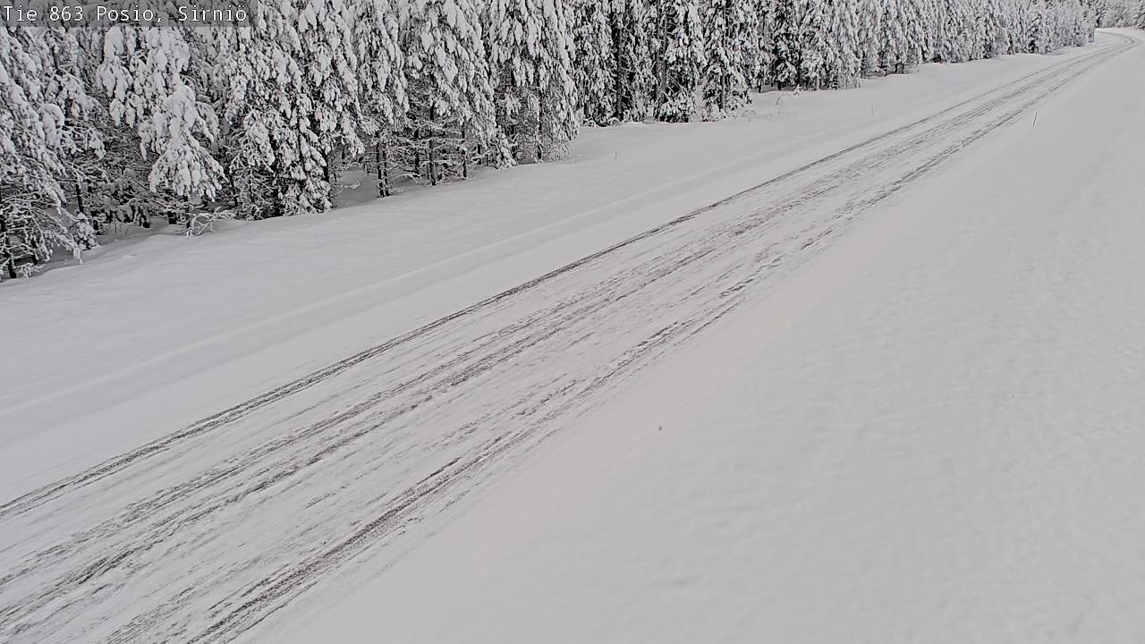 Kelikamerat Kuva Tie 863 Posio, Sirniö, Posio, Lappi