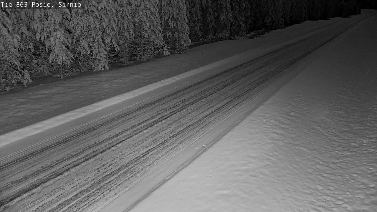 Kelikamerat Kuva Tie 863 Posio, Sirniö, Posio, Lappi