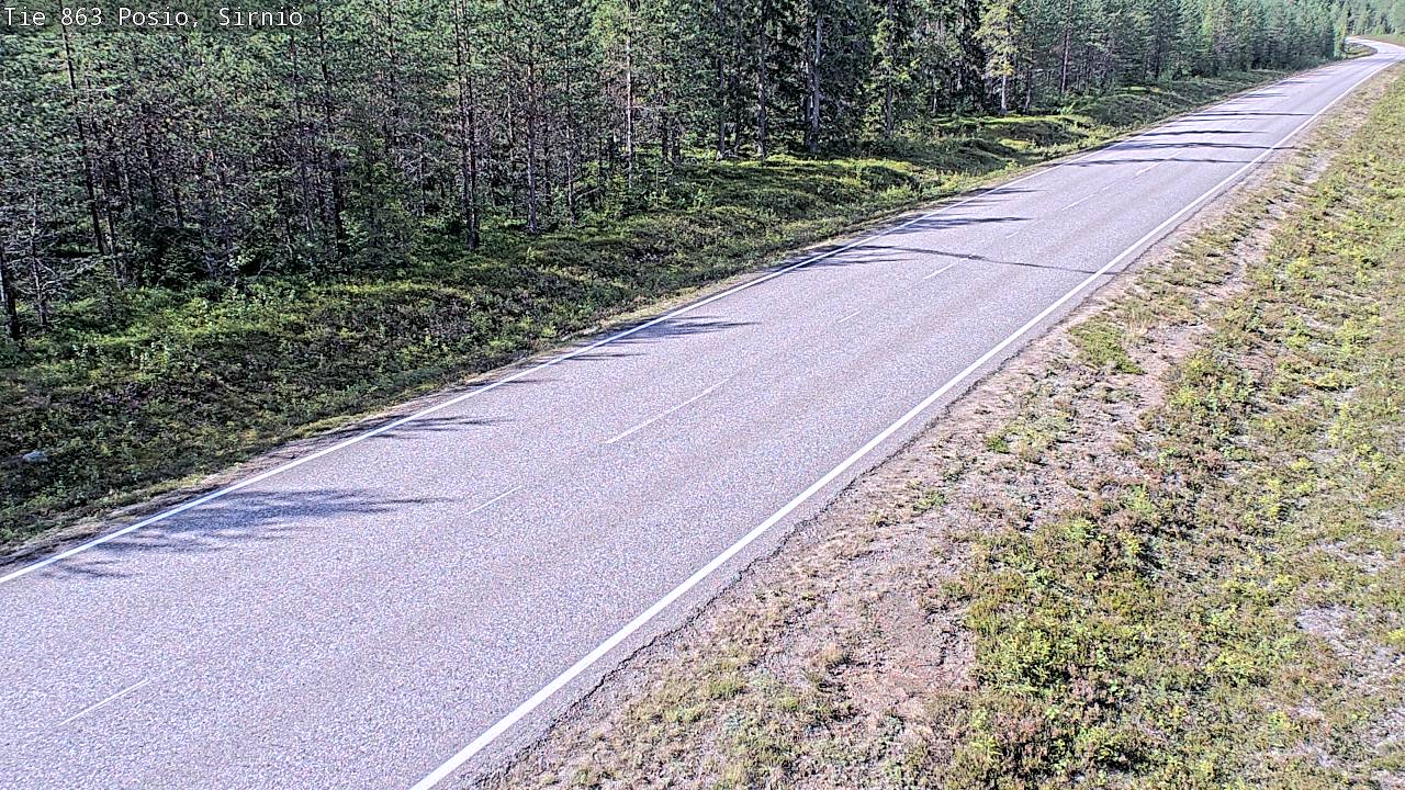 Kelikamerat Kuva Tie 863 Posio, Sirniö, Posio, Lappi