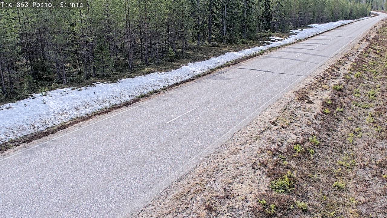 Weather Camera Image Road 863 Posio, Sirniö, Posio, Lappi