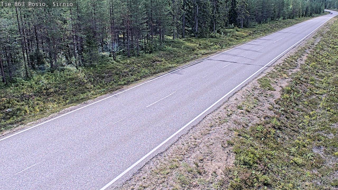 Kelikamerat Kuva Tie 863 Posio, Sirniö, Posio, Lappi