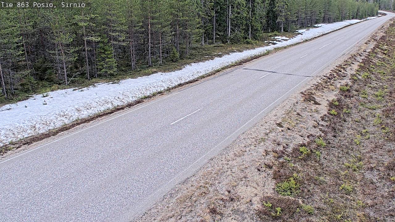 Weather Camera Image Road 863 Posio, Sirniö, Posio, Lappi