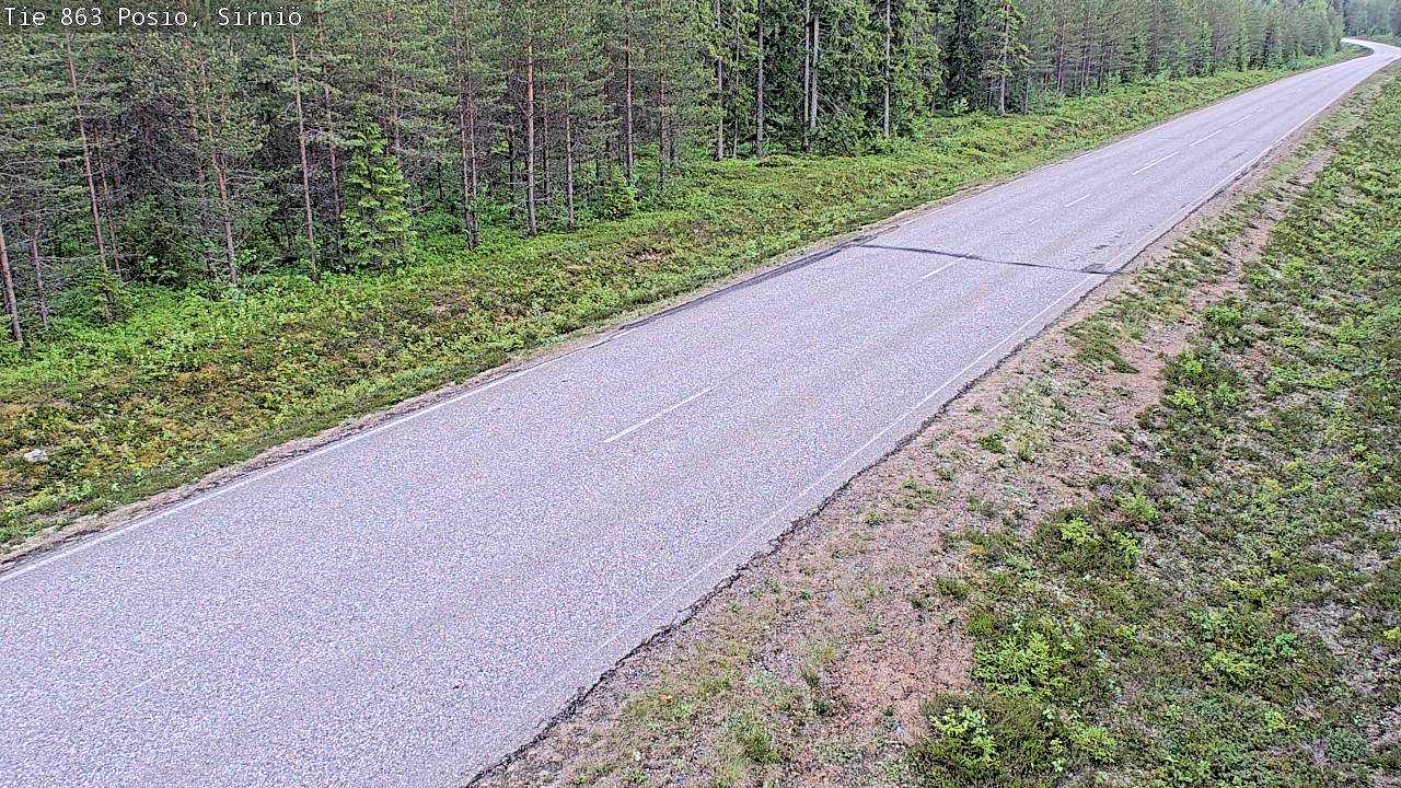 Kelikamerat Kuva Tie 863 Posio, Sirniö, Posio, Lappi