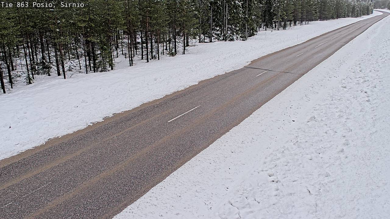 Kelikamerat Kuva Tie 863 Posio, Sirniö, Posio, Lappi