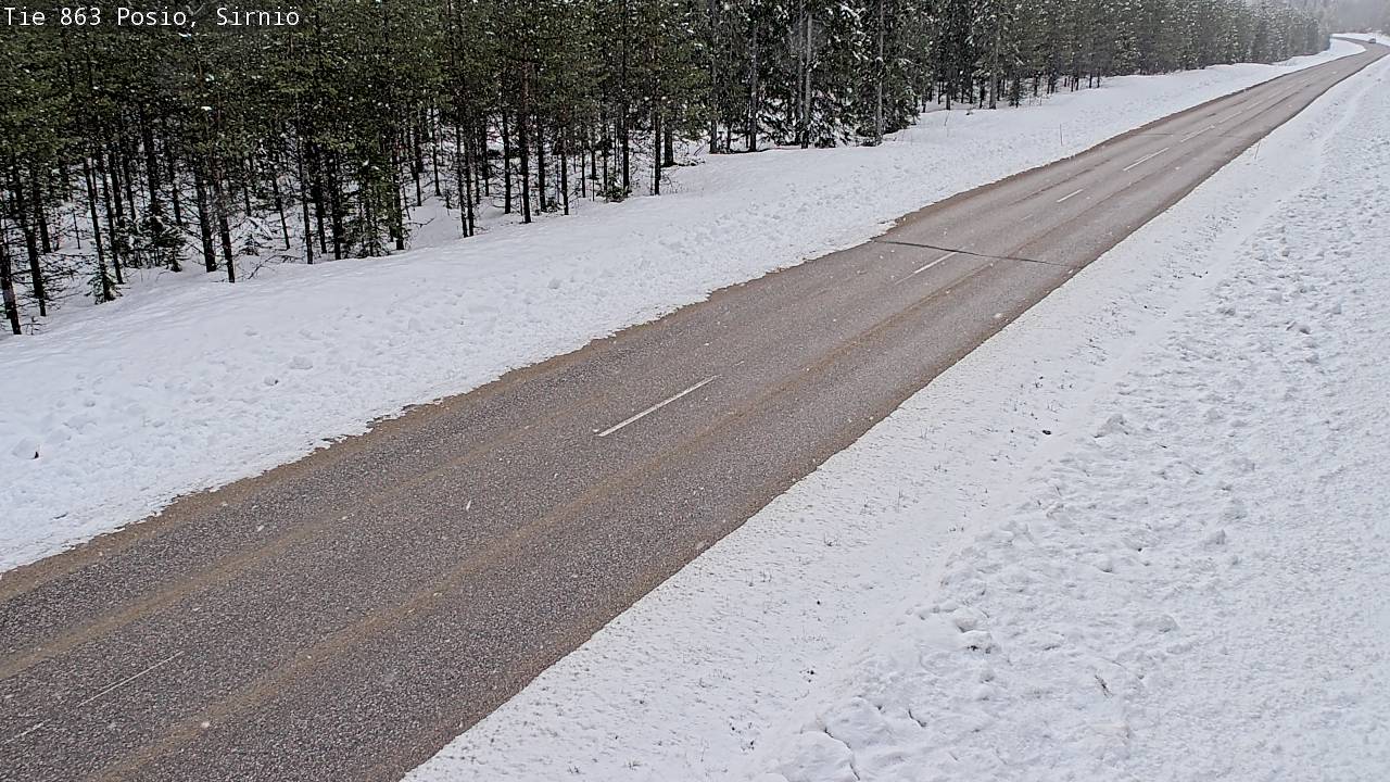 Kelikamerat Kuva Tie 863 Posio, Sirniö, Posio, Lappi