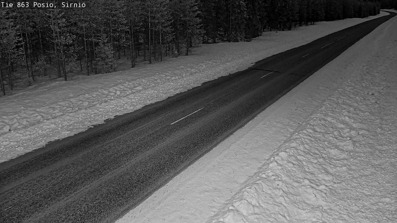 Kelikamerat Kuva Tie 863 Posio, Sirniö, Posio, Lappi