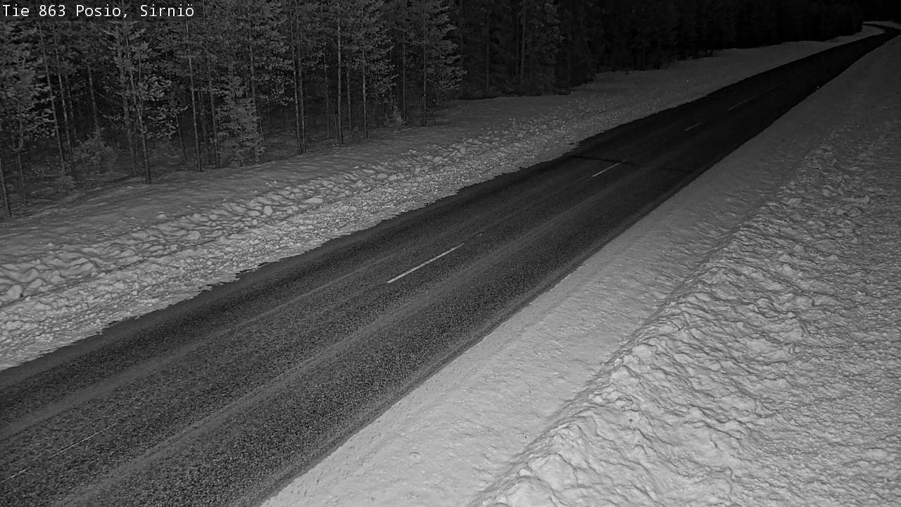 Kelikamerat Kuva Tie 863 Posio, Sirniö, Posio, Lappi