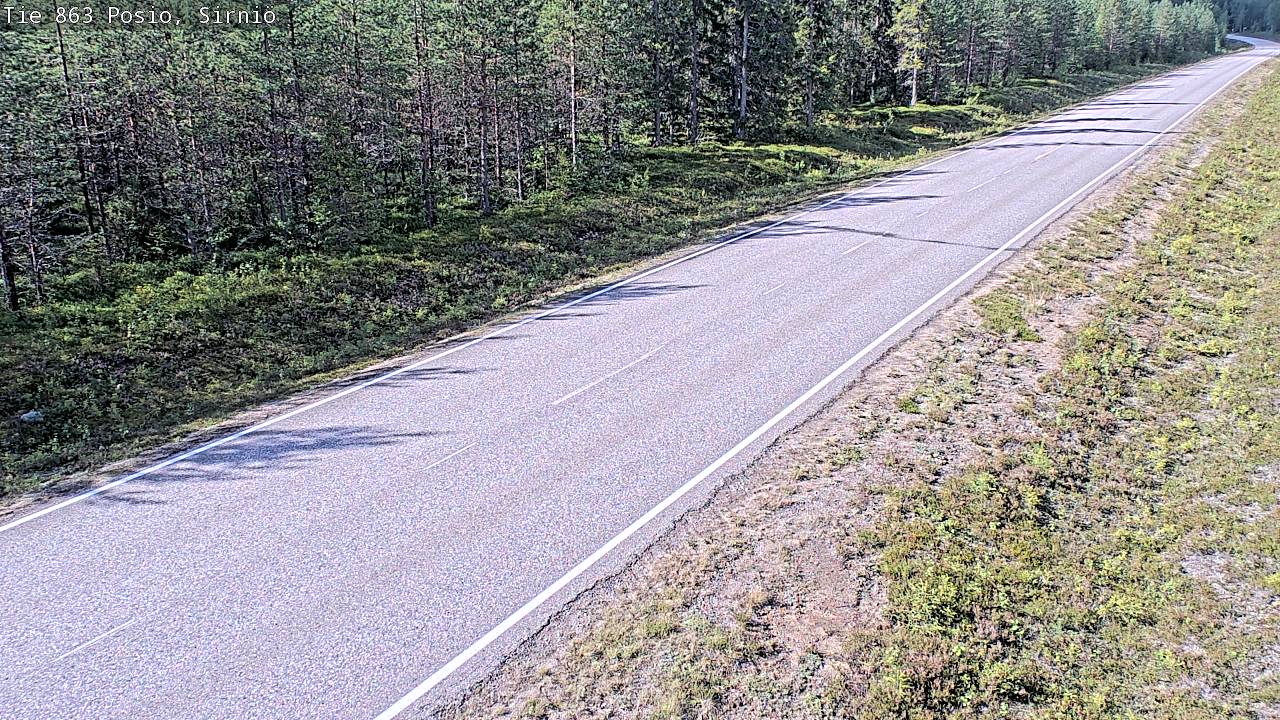 Kelikamerat Kuva Tie 863 Posio, Sirniö, Posio, Lappi