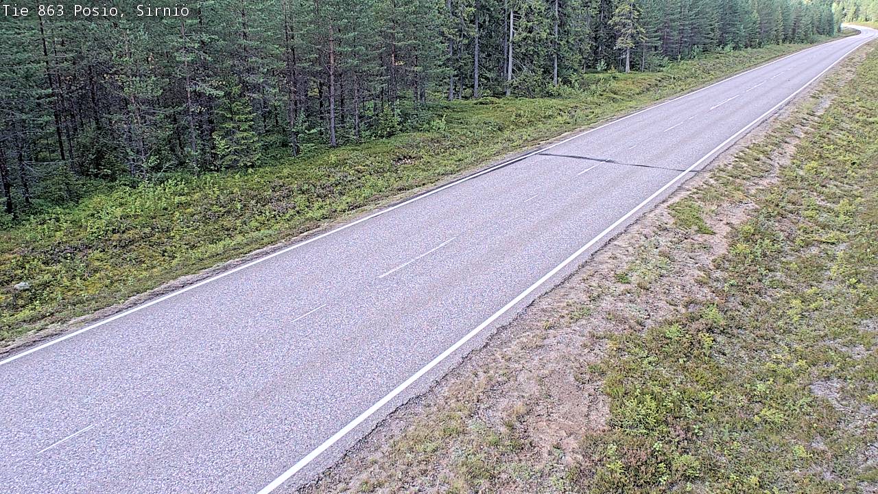 Kelikamerat Kuva Tie 863 Posio, Sirniö, Posio, Lappi