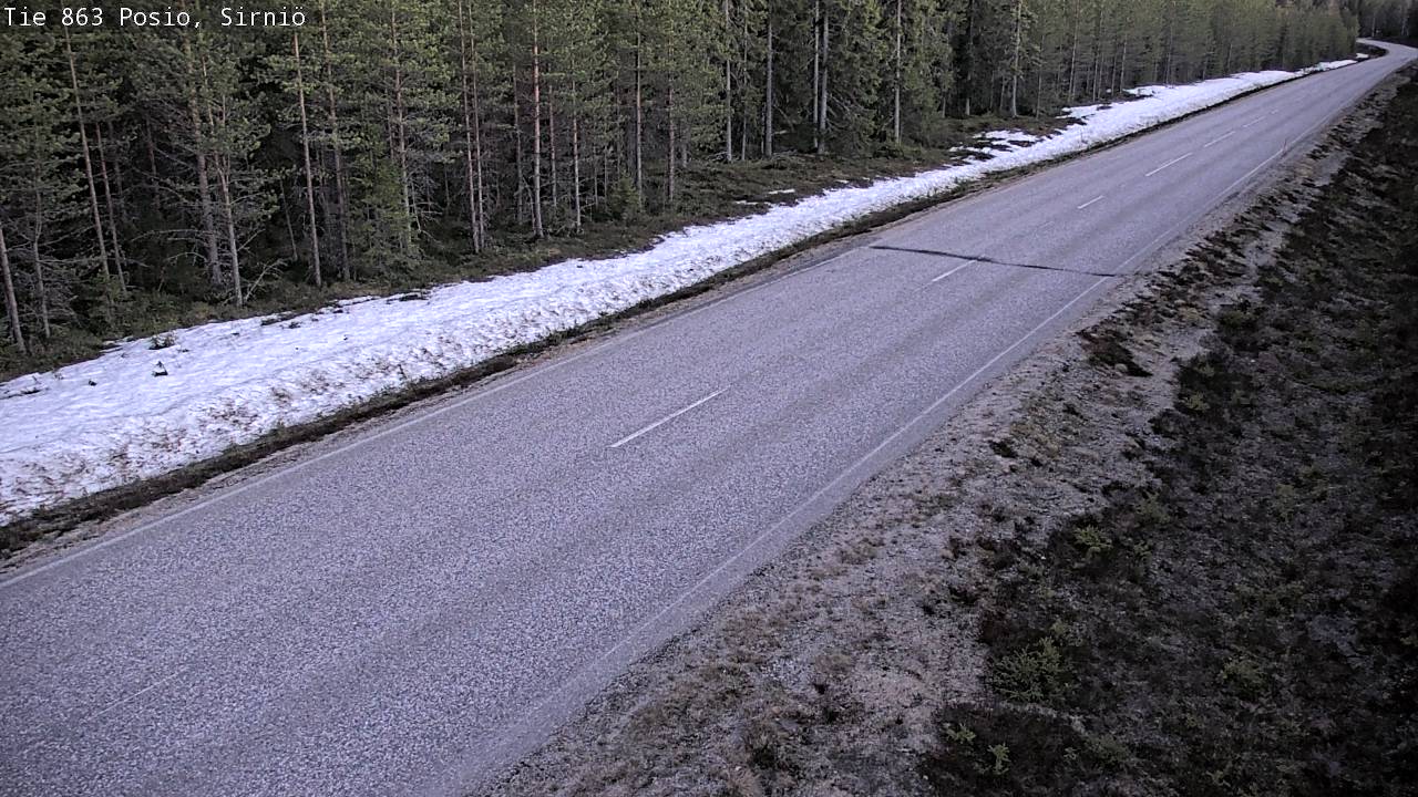Kelikamerat Kuva Tie 863 Posio, Sirniö, Posio, Lappi