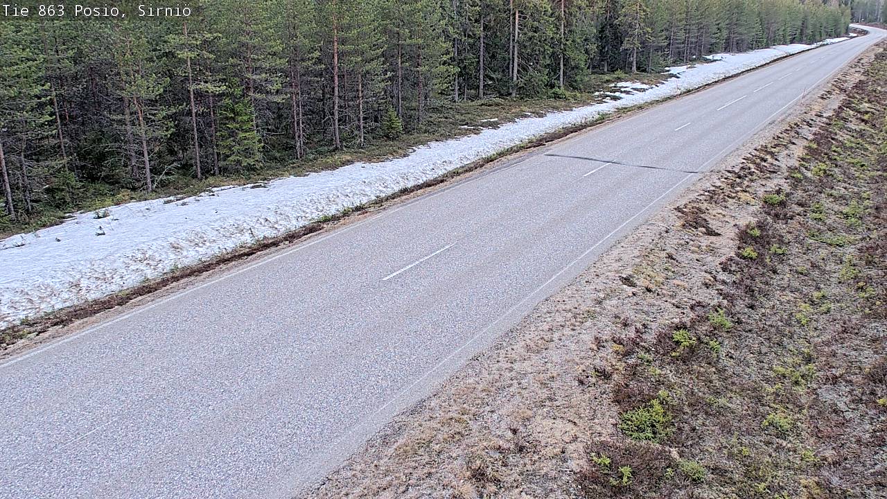 Weather Camera Image Road 863 Posio, Sirniö, Posio, Lappi