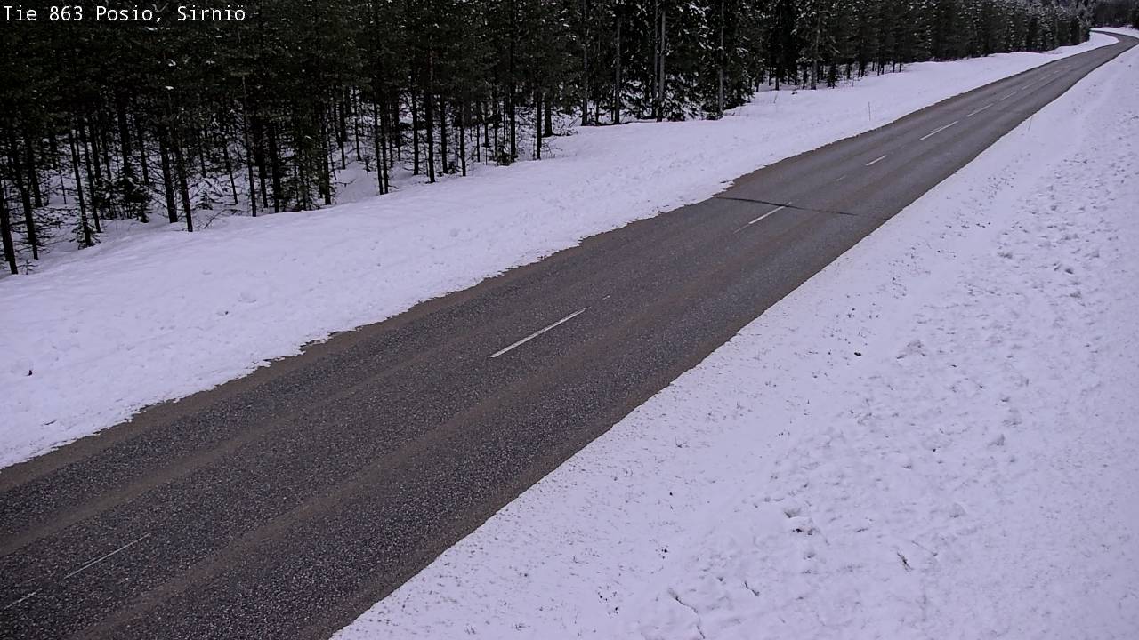 Kelikamerat Kuva Tie 863 Posio, Sirniö, Posio, Lappi