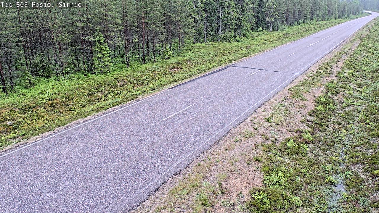 Kelikamerat Kuva Tie 863 Posio, Sirniö, Posio, Lappi