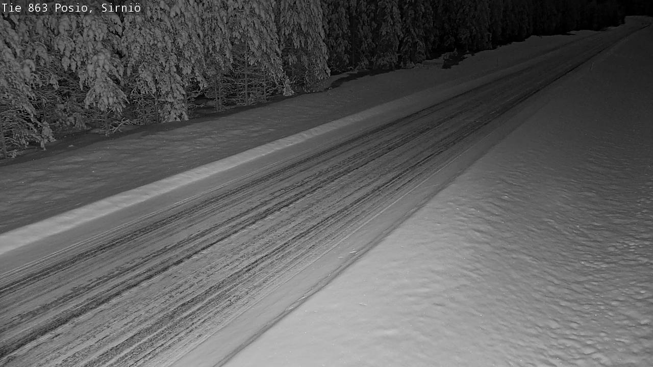 Kelikamerat Kuva Tie 863 Posio, Sirniö, Posio, Lappi