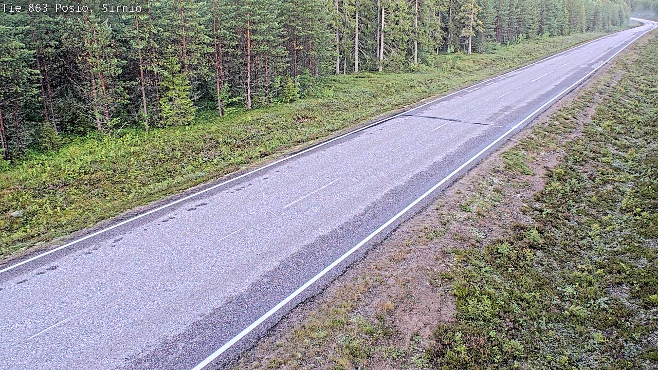 Kelikamerat Kuva Tie 863 Posio, Sirniö, Posio, Lappi