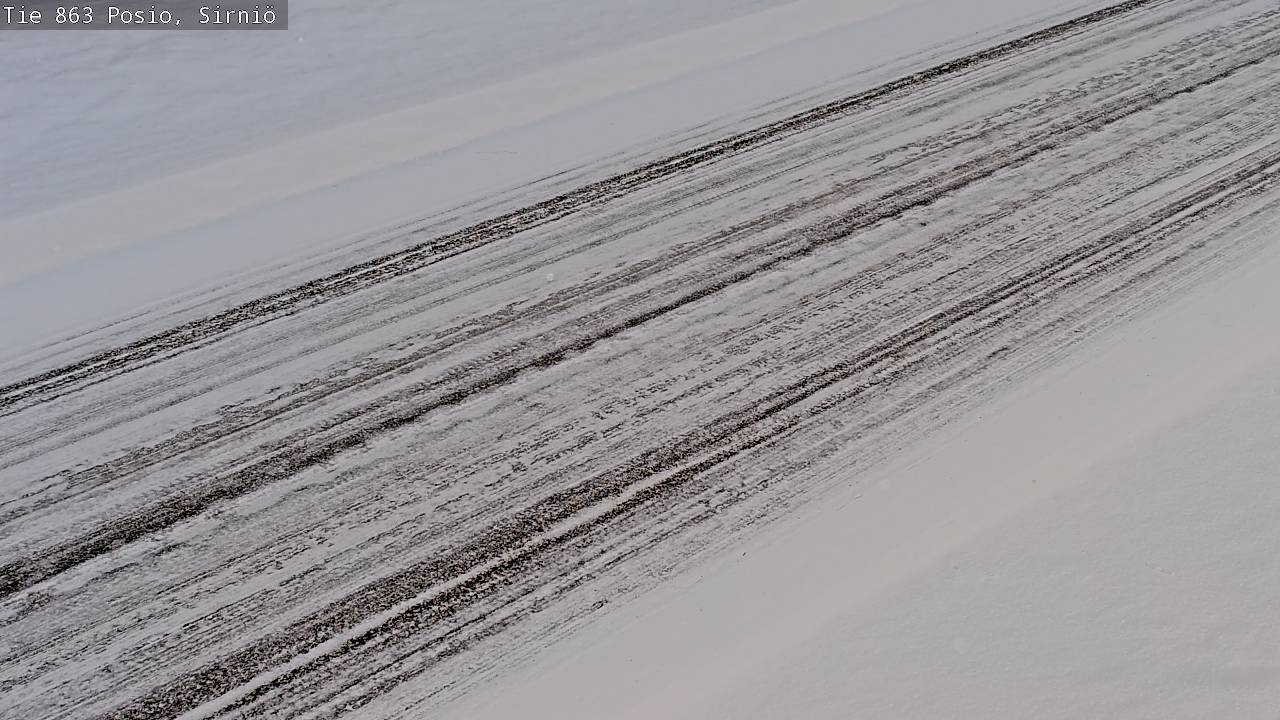 Weather Camera Image Väg 863 Posio, Sirniö, Posio, Lappi